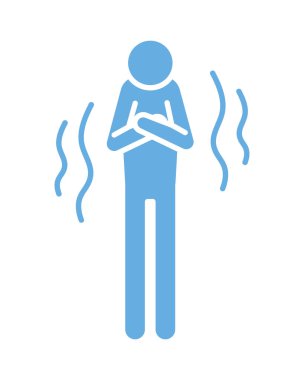 humma çizgisi biçimi simgesi olan insan profili