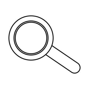 büyüteç izole edilmiş simge ara