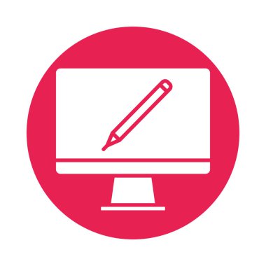 kalem çevrimiçi eğitim çizgisi biçimli masaüstü