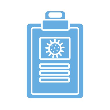 Covid19 tıbbi sipariş çizgisi biçimli pano