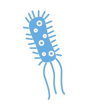 virüslü hücre covid19 satır biçimi simgesi