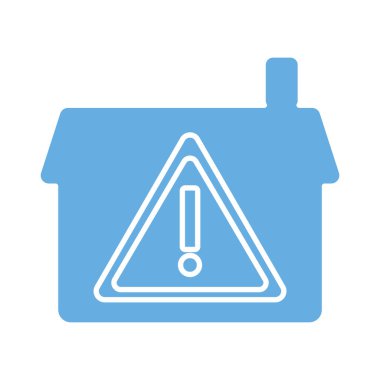 Uyarı sembolü biçim simgesine sahip ev