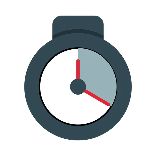 Kronometre zaman sayacı izole edilmiş simgesi — Stok Vektör
