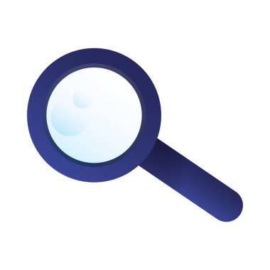 büyüteç izole edilmiş simge ara