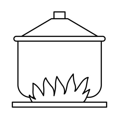 Mutfak tenceresi alevler içinde
