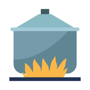 Mutfak tenceresi alevler içinde