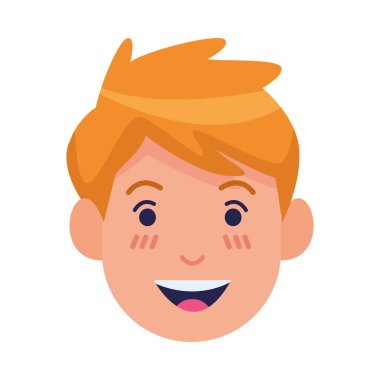 genç adam baş avatar karakter