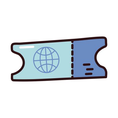 bilet uçuş doldurma biçimi simgesi