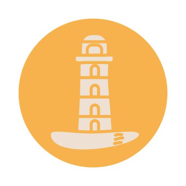 deniz feneri plaj bloğu tarzı simge