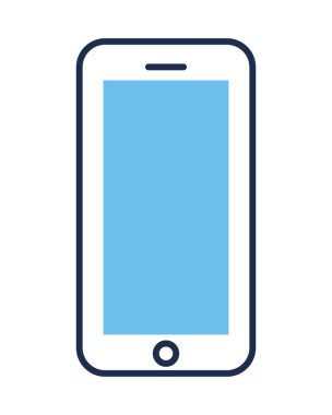 akıllı telefon aygıtı elektronik izole simgesi