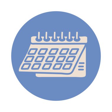 takvim hatırlatıcı blok biçim simgesi