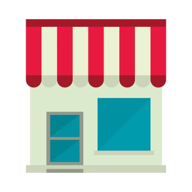 depolama ön cephesi izole edilmiş simgesi