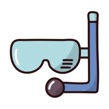 Şnorkel aksesuar doldurma biçimi simgesi