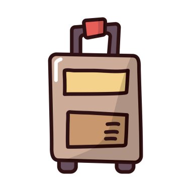 bavul seyahat bagaj doldurma biçimi simgesi