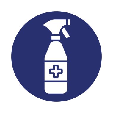 Antibakteriyel sabun şişesi doldurma simgesi