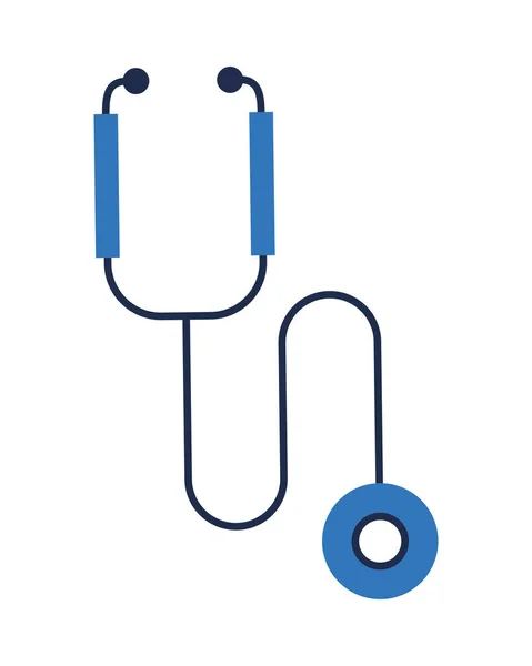 听诊器医疗工具隔离图标 — 图库矢量图片