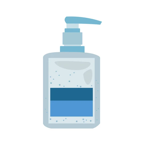 Antibakterielle Seifenflasche isoliert Symbol — Stockvektor