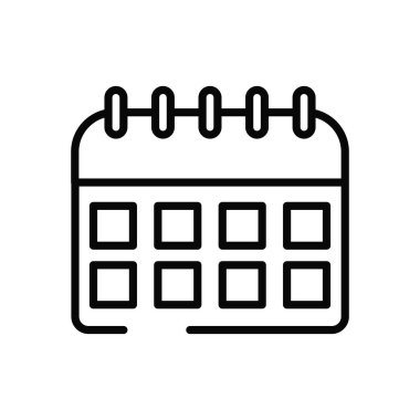 takvim hatırlatıcı satır biçimi simgesi