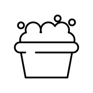 Köpük çizgisi biçiminde bir kase