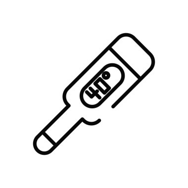 termometre sıcaklık ölçüm çizgisi biçimi