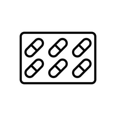 kapsüller uyuşturucu satırı biçimi simgesi