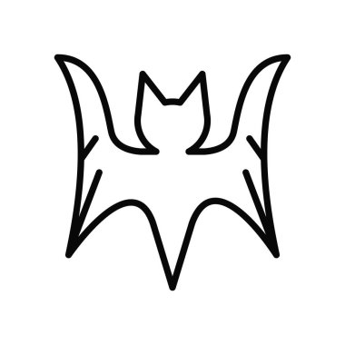 yarasa hayvan çizgi simgesi