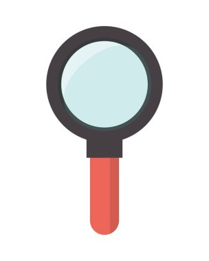 büyüteç arama simgesi izole edildi