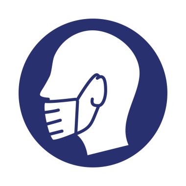 yüz maskesi doldurma biçimi simgesi kullanan profil