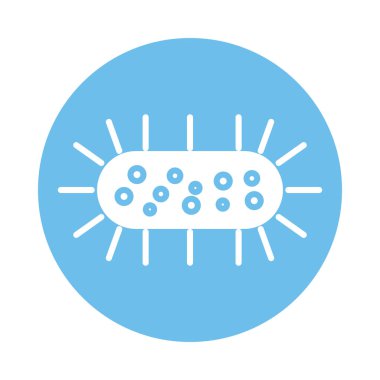 Covid19 biçiminde enfekte hücre doldurma simgesi
