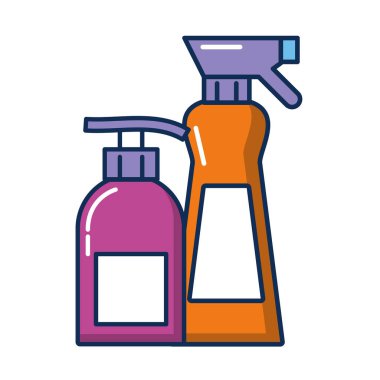 Dezenfektan sprey şişesi düz stil