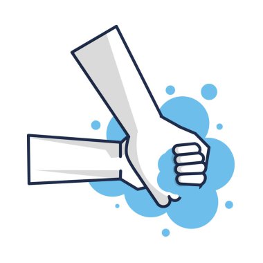 Eller yıkama önleme yöntemi simgesi