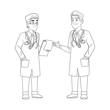 profesyonel doktorlar Avatar karakter simgeleri