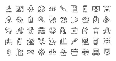 covid19 set simgeleri demeti