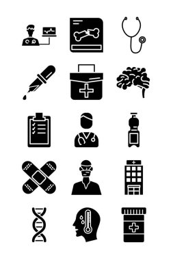 tıbbî siluet biçimi simgeleri