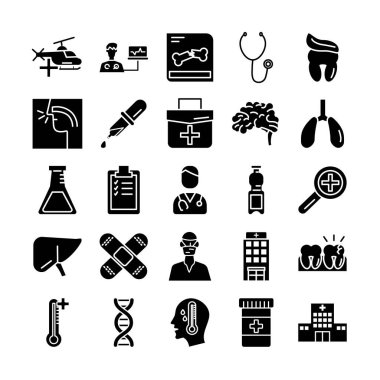 tıbbî siluet biçimi simgeleri