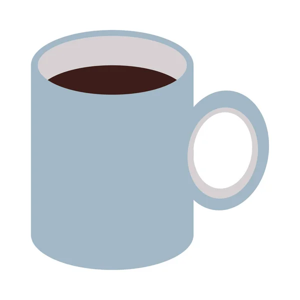 Kahve fincanı izole edilmiş ikon içer — Stok Vektör