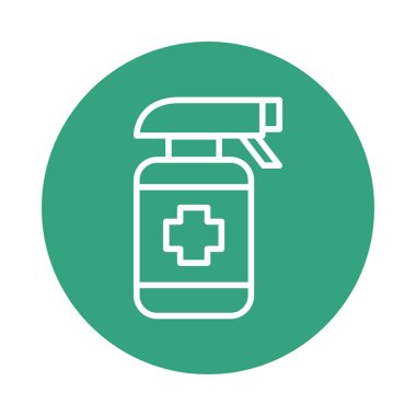 Sprey şişe tıbbi ürün blok biçimi