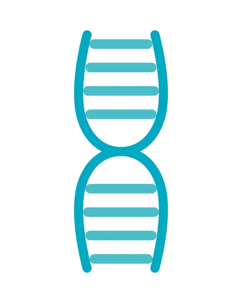 DNS molekula lapos stílusú ikon — Stock Vector