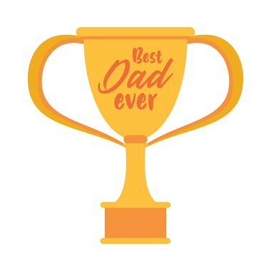 Kupa ödülü en iyi baba simgesi