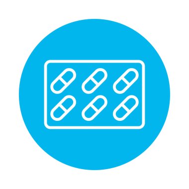 kapsüller uyuşturucu blok biçim simgesi