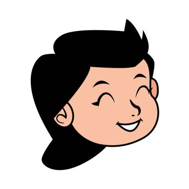 sevimli küçük kız baş karakter