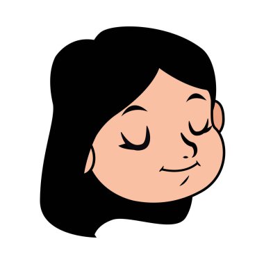 sevimli küçük kız baş karakter