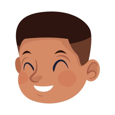 Tatlı afro çocuk baş karakter.