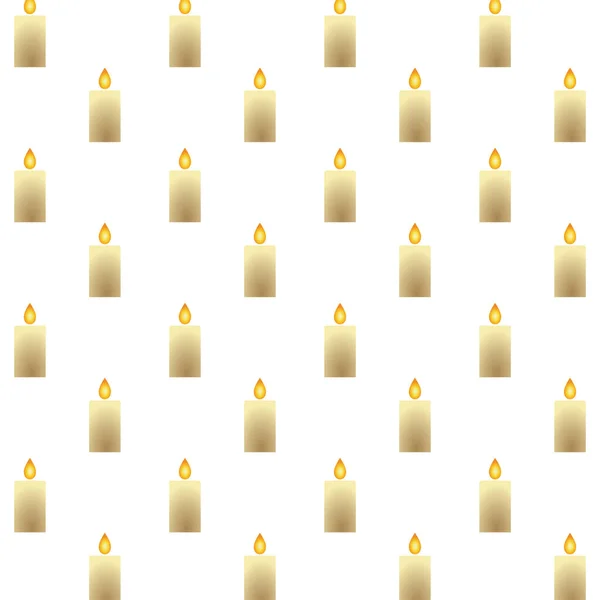 线形蜡烛火灾图案背景 — 图库矢量图片