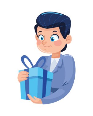 Yetenekli genç baba.