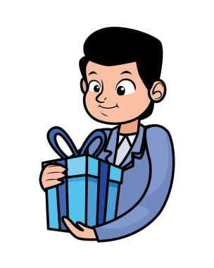 Yetenekli genç baba.