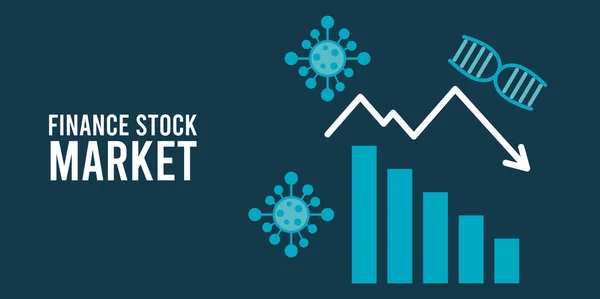 Ekonomisk recession infographic med statistik barer — Stock vektor