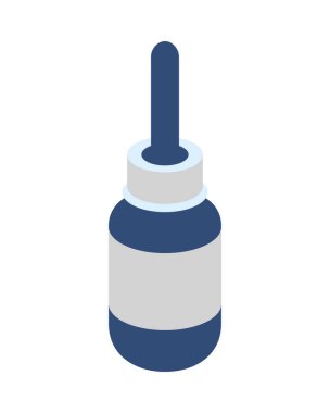 Tıbbi indirme laboratuarı simgesi izole edildi