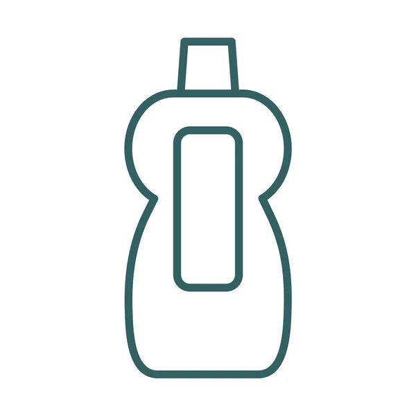 Środek dezynfekujący plastikowa butelka linia produktów styl — Wektor stockowy