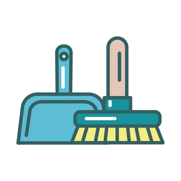 Picker tool clean fill style icon — Stock Vector